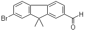 7-Bromo-9,9-dimethyl-9H-fluorene-2-carboxaldehyde molecular structure (CAS 944940-90-3)