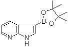 structure of CAS# 945256-29-1, 7-Azaindole-3-boronic acid pinacol ester;3-(4,4,5,5-Tetramethyl-1,3,2-dioxaborolan-2-yl)-1H-pyrrolo[2,3-b]pyridine