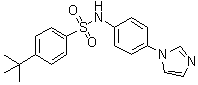 4-(1,1-Dimethylethyl)-N-[4-(1H-imidazol-1-yl)phenyl]benzenesulfonamide molecular structure (CAS 945526-43-2)