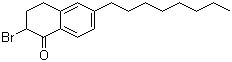 2-Bromo-3,4-dihydro-6-octyl-1(2H)-naphthalenone molecular structure (CAS 945632-77-9)