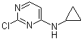 结构式 CAS# 945895-52-3, 2-氯-N-环丙基-4-嘧啶胺
