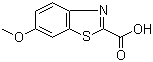 结构式 CAS# 946-13-4, 6-甲氧基-2-苯并噻唑羧酸