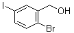 2-Bromo-5-iodobenzenemethanol molecular structure (CAS 946525-30-0)