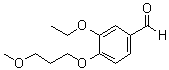 结构式 CAS# 946779-35-7, 3-乙氧基-4-(3-甲氧基丙氧基)苯甲醛