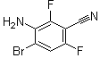 结构式 CAS# 946817-63-6, 3-氨基-4-溴-2,6-二氟苯甲腈