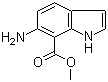 6-Amino-1H-indole-7-carboxylic acid methyl ester molecular structure (CAS 946840-95-5)