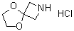 5,8-Dioxa-2-azaspiro[3.4]octane hydrochloride molecular structure (CAS 947533-98-4)