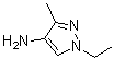 structure of CAS# 947763-34-0, 1-Ethyl-3-methyl-1H-pyrazol-4-amine