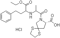 盐酸螺普利分子结构 (CAS 94841-17-5)