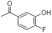 结构式 CAS# 949159-95-9, 1-(4-氟-3-羟基苯基)乙酮