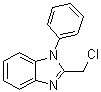 2-Chloromethyl-1-phenyl-1H-benzoimidazole molecular structure (CAS 94937-86-7)