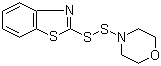 结构式 CAS# 95-32-9, 2-(4-吗啉基二硫代)苯并噻唑