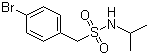 1-(4-Bromophenyl)-N-isopropylmethanesulfonamide molecular structure (CAS 950227-44-8)