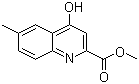 结构式 CAS# 950265-42-6, 4-羟基-6-甲基喹啉-2-甲酸甲酯