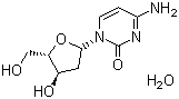 2'-Deoxycytidine monohydrate molecular structure (CAS 951-77-9)