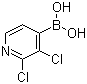 2,3-Dichloropyridine-4-boronic acid molecular structure (CAS 951677-39-7)