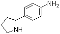 4-(2-Pyrrolidinyl)benzenamine molecular structure (CAS 952480-28-3)