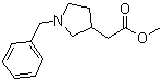 1-(Phenylmethyl)-3-pyrrolidineacetic acid methyl ester molecular structure (CAS 95274-12-7)