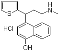 4-[3-(Methylamino)-1-(2-thienyl)propyl]-1-naphthalenol hydrochloride molecular structure (CAS 953028-76-7)