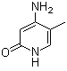 structure of CAS# 95306-64-2, 4-Amino-5-methyl-2(1H)-pyridinone