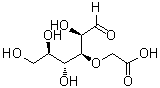 3-O-Carboxymethyl-D-glucose molecular structure (CAS 95350-39-3)