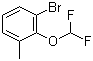 1-Bromo-2-(difluoromethoxy)-3-methylbenzene molecular structure (CAS 954236-08-9)