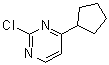 2-Chloro-4-cyclopentylpyrimidine molecular structure (CAS 954237-28-6)