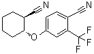结构式 CAS# 956004-50-5, 4-[(1R,2S)-2-氰基环己基氧基]-2-(三氟甲基)苯甲腈
