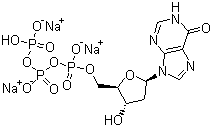 2'-Deoxyinosine-5'-triphosphate trisodium salt molecular structure (CAS 95648-77-4)