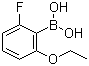 2-Ethoxy-6-fluorophenylboronic acid molecular structure (CAS 957062-68-9)