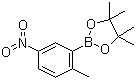 结构式 CAS# 957062-84-9, 2-甲基-5-硝基苯硼酸频哪醇酯