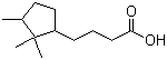 4-(2,2,3-Trimethylcyclopentyl)butanoic acid molecular structure (CAS 957136-80-0)