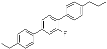 4''-Ethyl-2'-fluoro-4-propyl-1,1':4',1''-terphenyl molecular structure (CAS 95759-44-7)