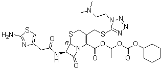 Cefotiam hexetil molecular structure (CAS 95761-91-4)