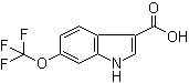 structure of CAS# 959238-96-1, 6-(Trifluoromethoxy)-1H-indole-3-carboxylic acid