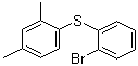 1-[(2-溴苯基)硫基]-2,4-二甲基苯分子结构 (CAS 960203-41-2)