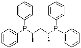(2R,4R)-2,4-Bis(diphenylphosphino)pentane molecular structure (CAS 96183-46-9)