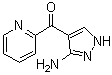 structure of CAS# 96219-90-8, (3-Amino-1H-pyrazol-4-yl)(pyridin-2-yl)methanone
