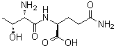 结构式 CAS# 96337-79-0, L-苏氨酰-L-谷氨酰胺