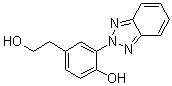 2-[2'-Hydroxy-5'-(2-hydroxyethyl)phenyl]-2H-benzotriazole molecular structure (CAS 96549-95-0)