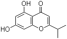 5,7-Dihydroxy-2-(1-methylethyl)-4H-1-benzopyran-4-one molecular structure (CAS 96552-59-9)