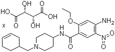 Cinitapride tartrate molecular structure (CAS 96623-56-2)