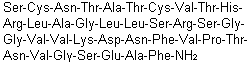 1-L-Serine-3-L-asparagine-25-L-aspartic acid-35-L-glutamic acid-alpha-calcitonin gene-related peptide (human reduced) molecular structure (CAS 96827-03-1)