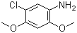 5-氯-2,4-二甲氧基苯胺分子结构 (CAS 97-50-7)