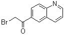 2-Bromo-1-(6-quinolinyl)ethanone molecular structure (CAS 97596-07-1)