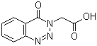 structure of CAS# 97609-01-3, (4-Oxo-1,2,3-benzotriazin-3(4H)-yl)acetic acid