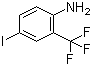 4-Iodo-2-trifluoromethylphenylamine molecular structure (CAS 97760-97-9)