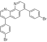 structure of CAS# 97802-08-9, 4,7-Bis(4-bromophenyl)-1,10-phenanthroline