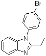 1-(4-Bromophenyl)-2-ethyl-1H-benzo[d]imidazole molecular structure (CAS 97870-64-9)
