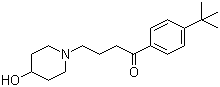 1-[3-(4-tert-Butylbenzoyl)propyl]-4-hydroxypiperidine molecular structure (CAS 97928-18-2)